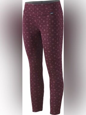 Patagonia Capilene Midweight Base Layer Leggings Women’s XXL Floral Pattern
